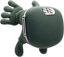Massager, real hand simulation, deep tissue massage, neck, back and shoulder, 3D kneading, 3 speed adjustable USB charger (green)