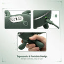 Massager, real hand simulation, deep tissue massage, neck, back and shoulder, 3D kneading, 3 speed adjustable USB charger (green)