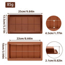 3 pieces silicone Dubai chocolate 8-slot mold food-grade silicone diy heat-resistant easy-to-remove baking cake mold for filling chocolate bars, Knafeh pistachio chocolate