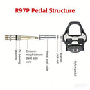 High - Quality PD - R97P Bicycle Pedals，Compatible with SHIMANO SPD- SL system - Hot Selling! Free Shipping