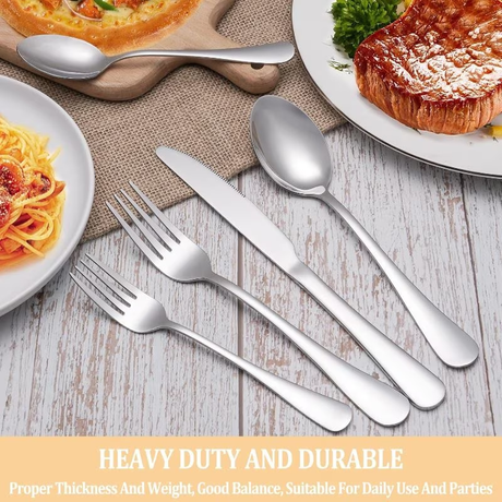 Premium Stainless - Steel Cutlery Set - 5 - Piece, Hot - Selling! Free Shipping