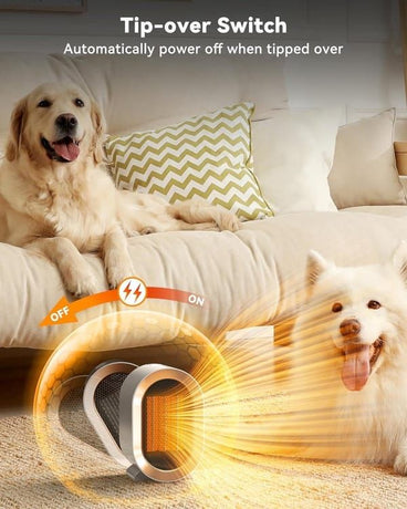 Desktop heater, EU standard, office heater, household, cross-border, PTC heating, small, vertical electric heater, energy-saving heater