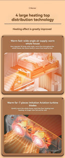 Hot - selling Desktop Heater: Instant Warmth, Energy - Saving & Quiet | Free Shipping
