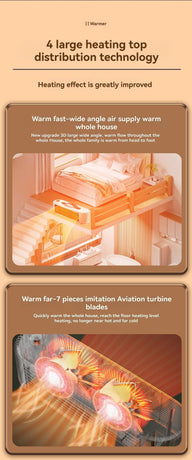 Hot - selling Desktop Heater: Instant Warmth, Energy - Saving & Quiet | Free Shipping