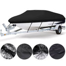 Outdoor V-shaped yacht with dust cover, sunscreen and rainproof boat cover, Teflon boat body protection cover