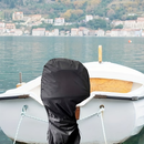 600D marine engine cover, sun protection, wind and rain Oxford cloth, dustproof, mosquito-proof, marine Oxford cloth, outboard cover, waterproof ultraviolet, marine engine protection cover, suitable for yacht, fishing boat (30-60 horsepower)