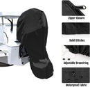 600D marine engine cover, sun protection, wind and rain Oxford cloth, dustproof, mosquito-proof, marine Oxford cloth, outboard cover, waterproof ultraviolet, marine engine protection cover, suitable for yacht, fishing boat (30-60 horsepower)