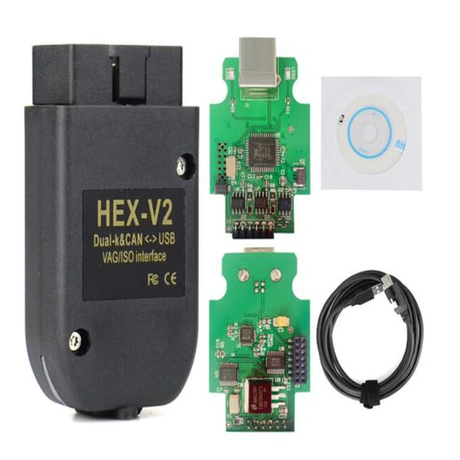 Car VCDS HEX-V 2 OBD2 diagnostic line, USB interface scanner with VCDS software, unlimited VIN, multi-language, Volkswagen Audi diagnostic line