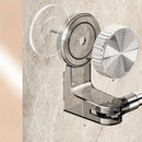 Stainless steel non-drilling towel rack, retractable bathroom suction cup storage rack, strong adhesive strong load-bearing, multi-function shower rack suitable for shower room, balcony storage, home storage god