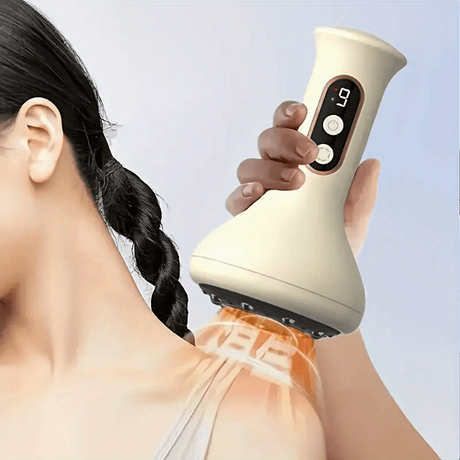 USB rechargeable intelligent nine-speed adjustable cupping massager, home electric cupping scraping massage instrument, 1200mAh battery life, whole body vacuum cupping tool, comes with 8 steel balls, best choice in ten days