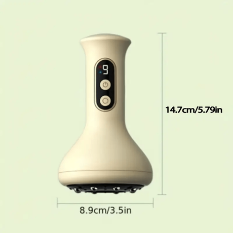 USB rechargeable intelligent nine-speed adjustable cupping massager, home electric cupping scraping massage instrument, 1200mAh battery life, whole body vacuum cupping tool, comes with 8 steel balls, best choice in ten days