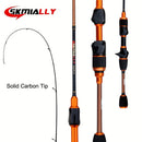 Ultra-light carbon micro-mouthe lures UL 1.8m ultra-soft solid straight handle slightly far-casting whitefish fishing rod