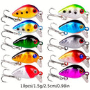 Proberos 20-piece fishing tackle set | hard bait set, suitable for striped bass and bass | scoop hook lure, minnow lure, jumper, pencil-shaped swim bait, fish hook, sea bass lure