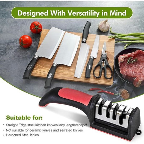 Professional multi-function tungsten carbide ceramic sharpening stone, can be used for rough grinding and fine grinding, kitchen craft knife, scissors, daily knife maintenance tool, suitable for home kitchen and handicraft studio scenes, is a good choice