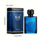 100ml men's light perfume, refreshing and lasting woody fragrance perfume, suitable for date and daily life cologne, is a perfect gift for men's father's day gift