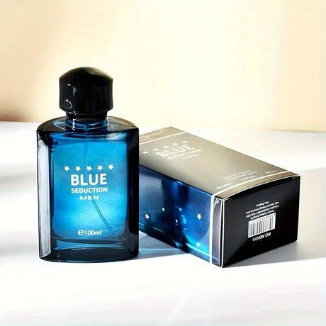 100ml men's light perfume, refreshing and lasting woody fragrance perfume, suitable for date and daily life cologne, is a perfect gift for men's father's day gift