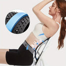 Four adjustable back stretches and posture correctors. Ergonomic waist support with massage function, safety handle, suitable for upper and lower back, office, car, home use, back stretcher, posture correction, durable structure