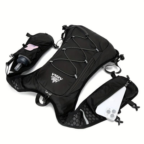 2-piece set (backpack + water bag) New outdoor sports water bag backpack, lightweight design, independent water bag compartment, hiking backpack, marathon water bag backpack, bicycle water bag bag