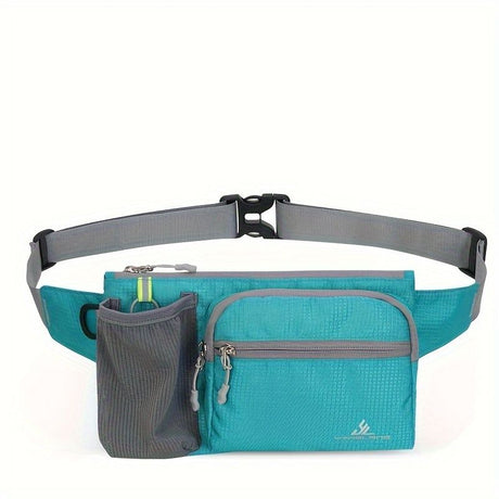 One pack sports outdoor leisure waist bag multifunctional can put water bottle belt bag waist mobile phone bag suitable for running fitness, shopping, hiking, school season, marathon competition and other scenes