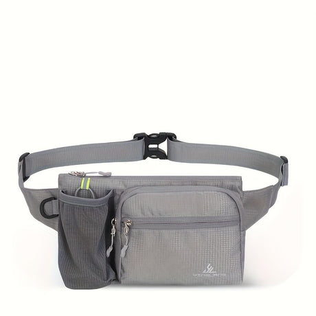 One pack sports outdoor leisure waist bag multifunctional can put water bottle belt bag waist mobile phone bag suitable for running fitness, shopping, hiking, school season, marathon competition and other scenes