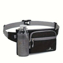 One pack sports outdoor leisure waist bag multifunctional can put water bottle belt bag waist mobile phone bag suitable for running fitness, shopping, hiking, school season, marathon competition and other scenes