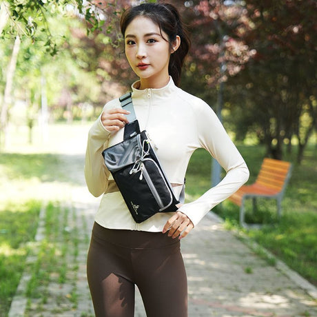 One pack sports outdoor leisure waist bag multifunctional can put water bottle belt bag waist mobile phone bag suitable for running fitness, shopping, hiking, school season, marathon competition and other scenes