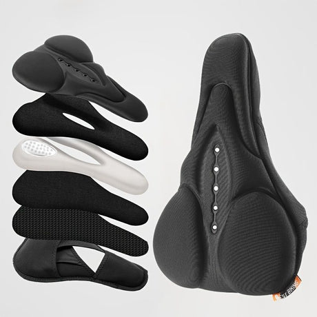 WEST BIKING bicycle seat cover Comfortable and breathable seat cover Soft sponge bicycle seat