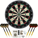 18-inch sisal dartboard, 45cm sisal round net dartboard, digital printed sisal dartboard, sisal dart set，Random 6 types of darts