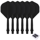 WEDARTER flying dart tail fin cross-border hot sale 2BA threaded integrated modified PP tough plastic anti-drop durable