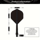 WEDARTER flying dart tail fin cross-border hot sale 2BA threaded integrated modified PP tough plastic anti-drop durable