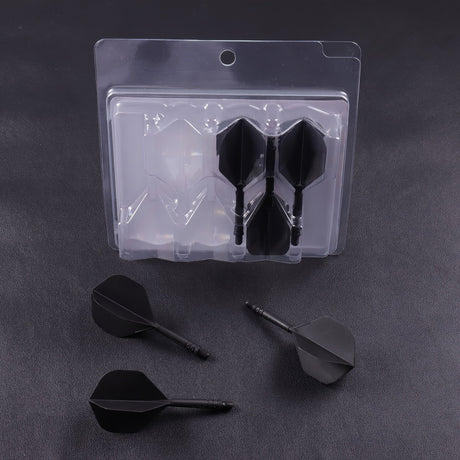 WEDARTER flying dart tail fin cross-border hot sale 2BA threaded integrated modified PP tough plastic anti-drop durable