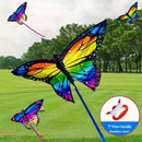 Weifang kites, butterfly kites, simulated butterfly kites, seven-color butterfly kites, easy to fly in a gentle breeze.