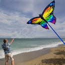 Weifang kites, butterfly kites, simulated butterfly kites, seven-color butterfly kites, easy to fly in a gentle breeze.