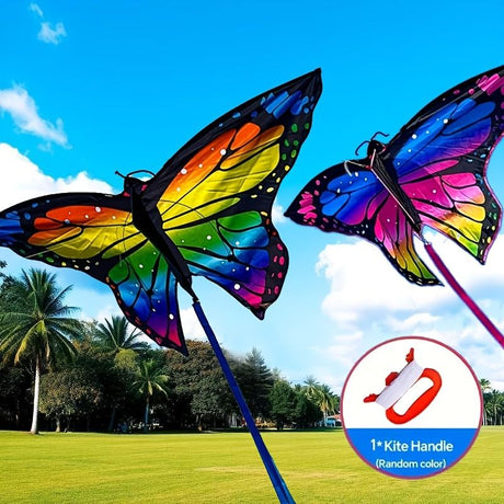 Weifang kites, butterfly kites, simulated butterfly kites, seven-color butterfly kites, easy to fly in a gentle breeze.
