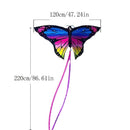 Weifang kites, butterfly kites, simulated butterfly kites, seven-color butterfly kites, easy to fly in a gentle breeze.