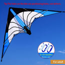 1.2-meter double-line stunt kite, lightning kite, Weifang kite, multi-line sport kite, suitable for 14+, line board color random