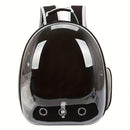 1 space capsule pet backpack - breathable transparent travel carry-on box, suitable for cats and small dogs, with zipper, portable, suitable for outdoor exploration, pet carry-on box, modern pet accessories, secure zipper closure