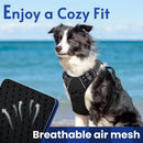 Anti-escape dog harness & leash, soft and comfortable breathable dog vest, reflective in the night, suitable for walking medium and large dogs.