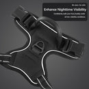 Anti-escape dog harness & leash, soft and comfortable breathable dog vest, reflective in the night, suitable for walking medium and large dogs.