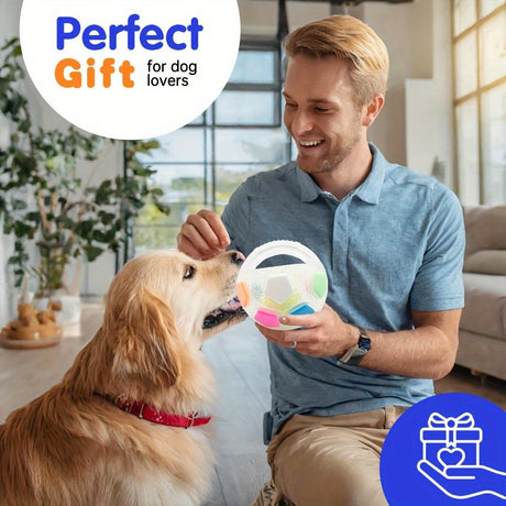 Football-shaped pet dog toys, sturdy and durable tooth-grinding training toys, squeaking sound toys