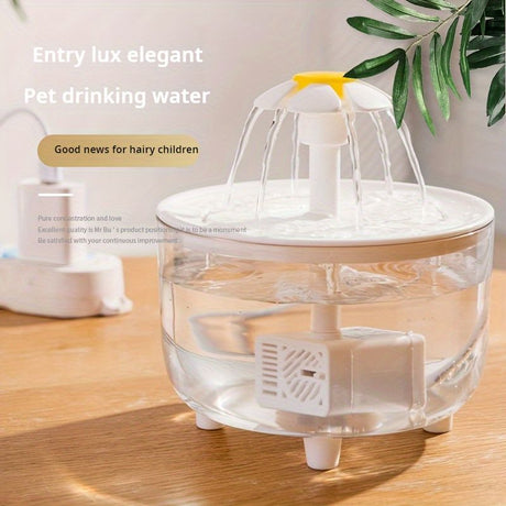 Large capacity cat water fountain, USB low voltage powered automatic pet water feeder, suitable for a variety of pets, safer