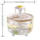 Large capacity cat water fountain, USB low voltage powered automatic pet water feeder, suitable for a variety of pets, safer