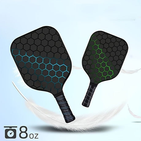 Double racket, Pickleball racket set, glass fiber graphite Pickleball racket set , Pickleball racket equipment with ball, equipment suitable for beginners and professionals