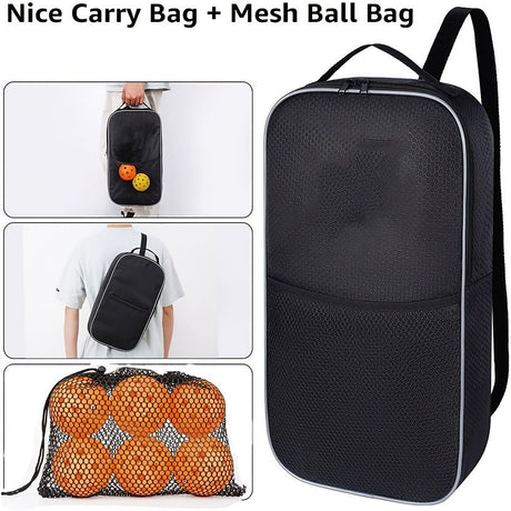 Double racket, Pickleball racket set, glass fiber graphite Pickleball racket set , Pickleball racket equipment with ball, equipment suitable for beginners and professionals
