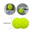 12pcs Pickleball , 40-hole seamless one-piece design, aerodynamic construction, excellent stability, rough matte surface enhances ball control, suitable for competitive Pickleball games