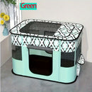 1 piece hot sale cat nursery pet nursery, foldable with a black handbag cat dog cage fence dog cat bed pet supplies tent puppy kitten nursery