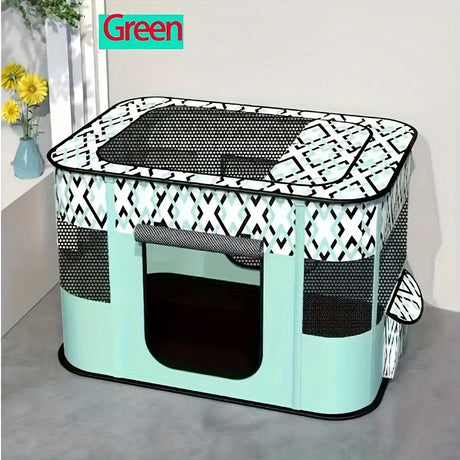 1 piece hot sale cat nursery pet nursery, foldable with a black handbag cat dog cage fence dog cat bed pet supplies tent puppy kitten nursery