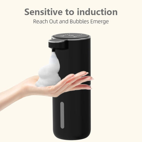 A 400mL bathroom liquid dispenser hand sanitizer sensor rechargeable wall-mounted automatic soap dispenser