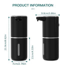 A 400mL bathroom liquid dispenser hand sanitizer sensor rechargeable wall-mounted automatic soap dispenser