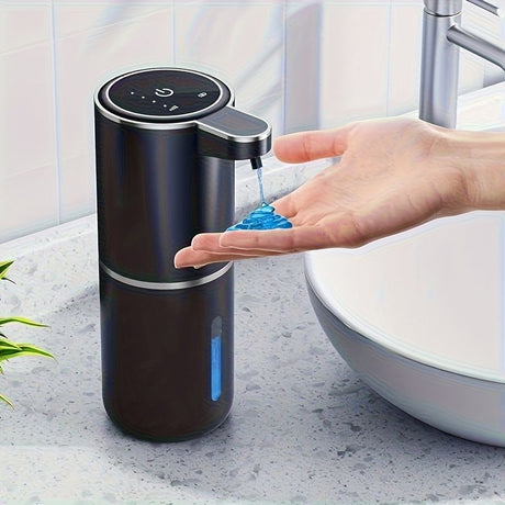 A 400mL bathroom liquid dispenser hand sanitizer sensor rechargeable wall-mounted automatic soap dispenser